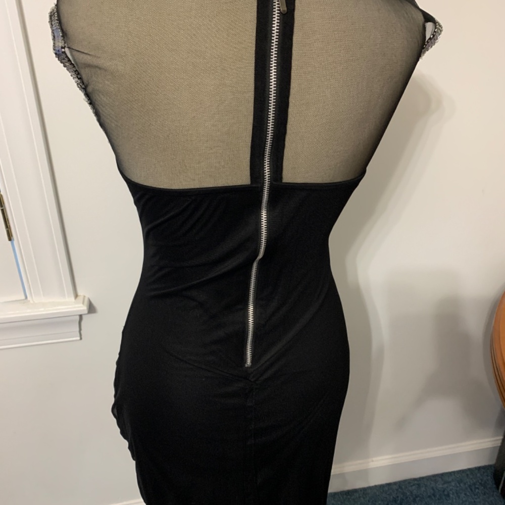Cache Sequined Dress Size 4 - image 3